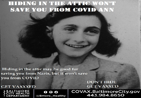 Baltimore City Vax Poster Response-Ann Frank